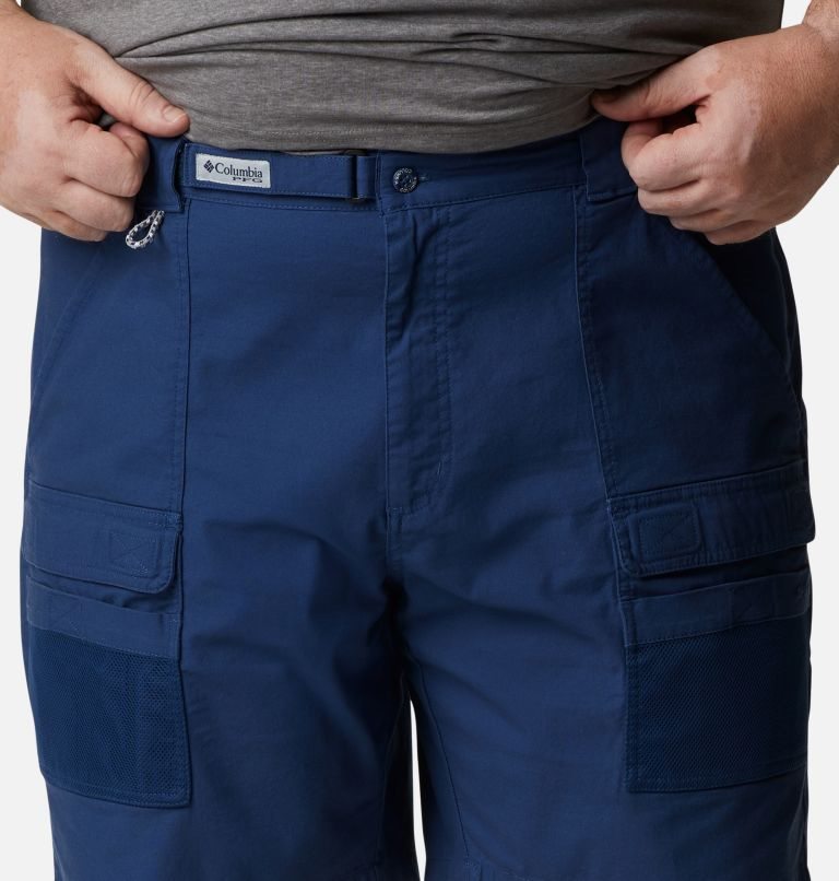 Men's Columbia Half Moon III Shorts Navy | Plus Size CA-MA350